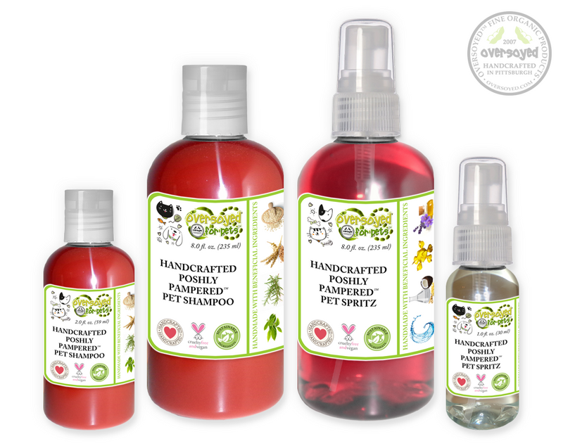 Home Is Where The Heart Is Poshly Pampered Pets™ Artisan Handcrafted Shampoo & Deodorizing Spray Pet Care Duo