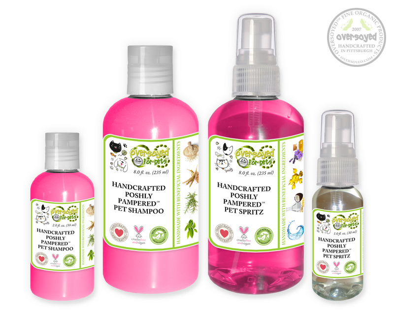 Verry Berry Poshly Pampered Pets™ Artisan Handcrafted Shampoo & Deodorizing Spray Pet Care Duo