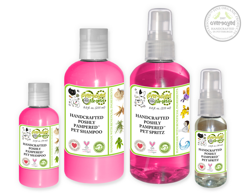 Mangosteen & Beautyberry Poshly Pampered Pets™ Artisan Handcrafted Shampoo & Deodorizing Spray Pet Care Duo