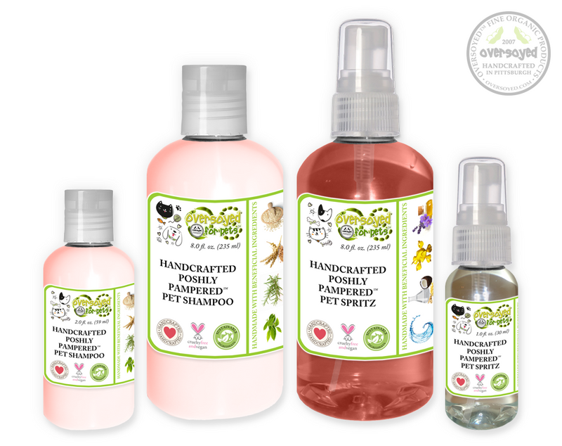 Caramel Apple Poshly Pampered Pets™ Artisan Handcrafted Shampoo & Deodorizing Spray Pet Care Duo