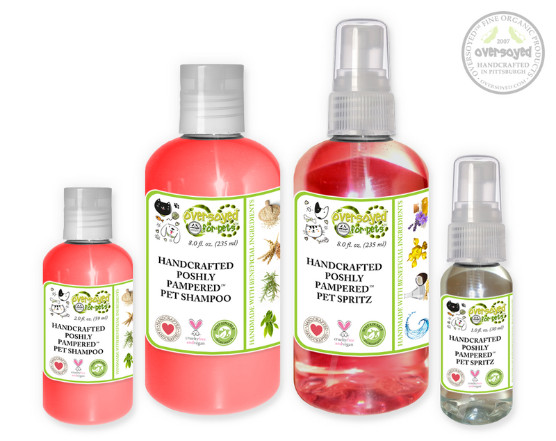 Citrus Blast Poshly Pampered Pets™ Artisan Handcrafted Shampoo & Deodorizing Spray Pet Care Duo