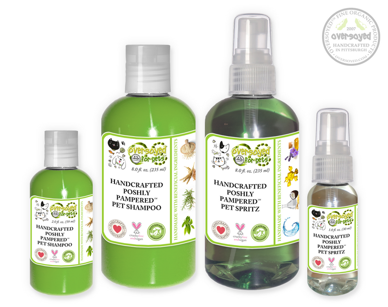 Bergamot Poshly Pampered Pets™ Artisan Handcrafted Shampoo & Deodorizing Spray Pet Care Duo