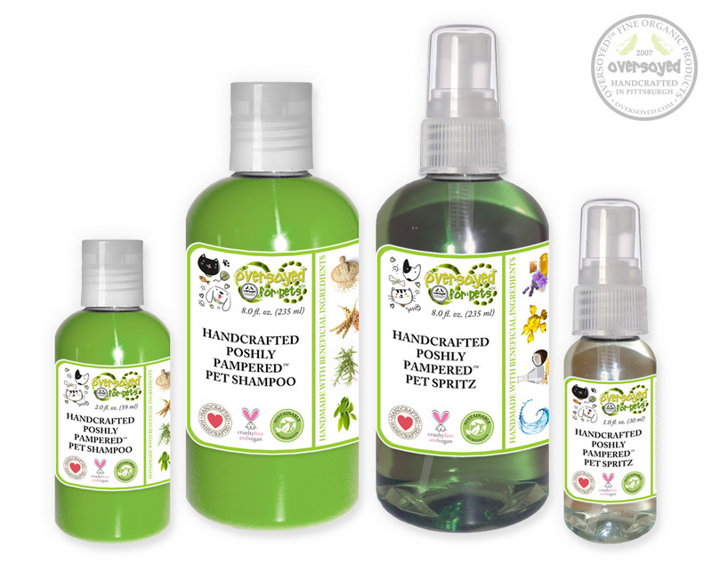 Eucalyptus Mint Poshly Pampered Pets™ Artisan Handcrafted Shampoo & Deodorizing Spray Pet Care Duo