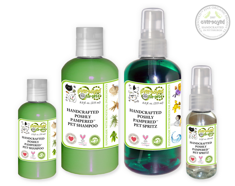 Cranberry Pine Poshly Pampered Pets™ Artisan Handcrafted Shampoo & Deodorizing Spray Pet Care Duo