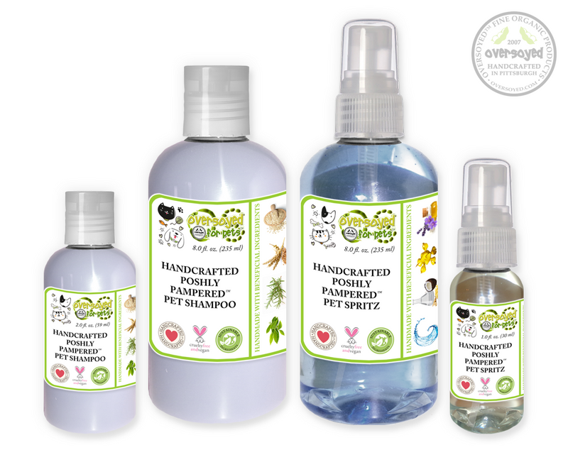 Berries & Buttermilk Poshly Pampered Pets™ Artisan Handcrafted Shampoo & Deodorizing Spray Pet Care Duo