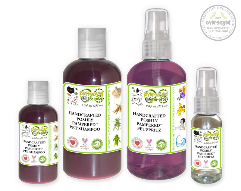 Mulled Wine Poshly Pampered Pets™ Artisan Handcrafted Shampoo & Deodorizing Spray Pet Care Duo