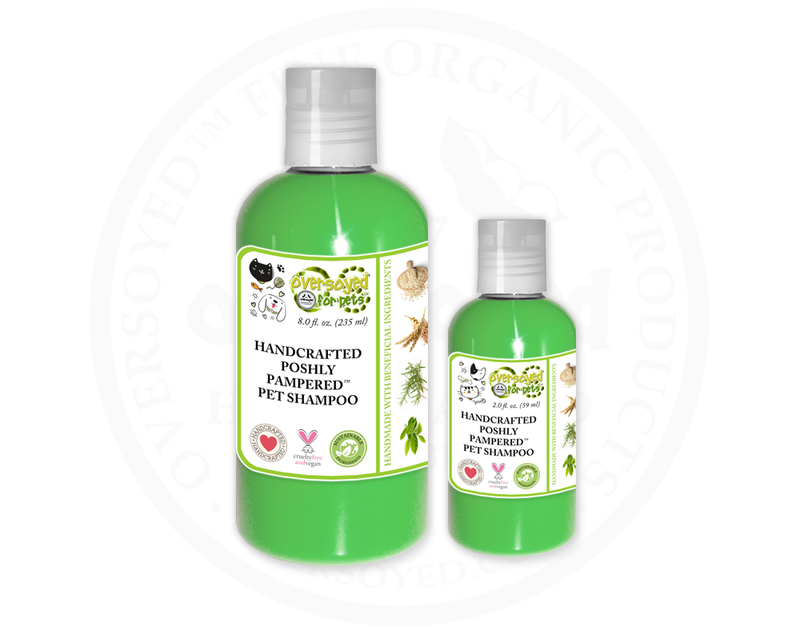Basil Lime Breeze Poshly Pampered™ Artisan Handcrafted Nourishing Pet Shampoo
