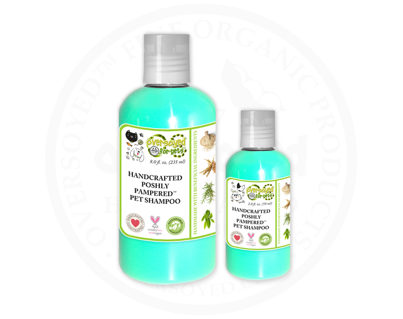 Turquoise Water Blossom Poshly Pampered™ Artisan Handcrafted Nourishing Pet Shampoo