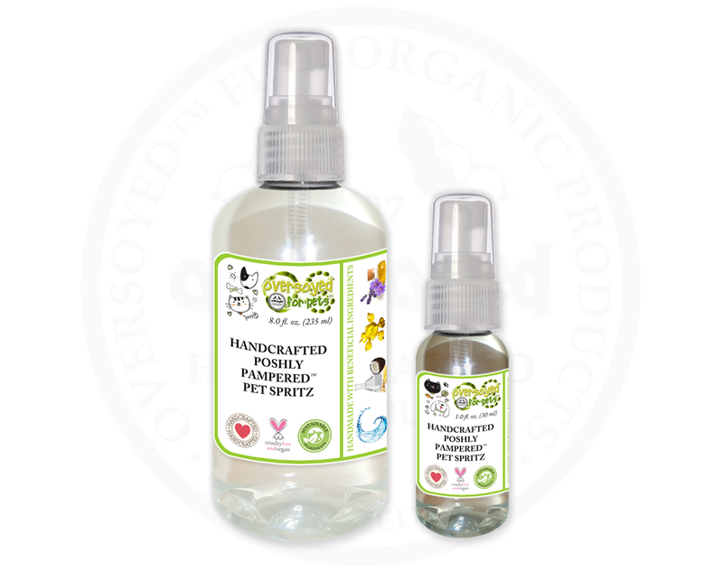 Coconut & Vanilla Bean Poshly Pampered™ Artisan Handcrafted Deodorizing Pet Spray
