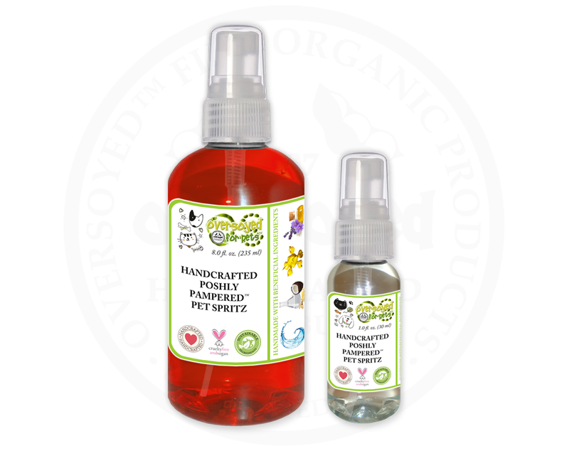 Peppermint Swirls Poshly Pampered™ Artisan Handcrafted Deodorizing Pet Spray