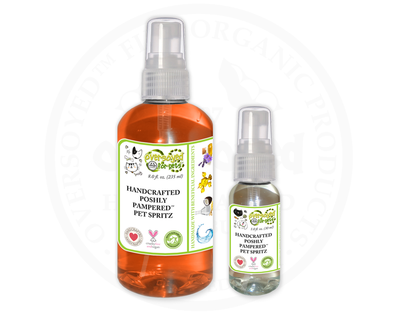 Mandarin Cannabis Poshly Pampered™ Artisan Handcrafted Deodorizing Pet Spray