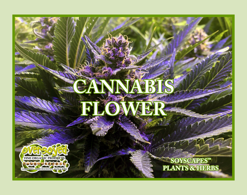 Cannabis Flower Artisan Handcrafted Exfoliating Soy Scrub & Facial Cleanser