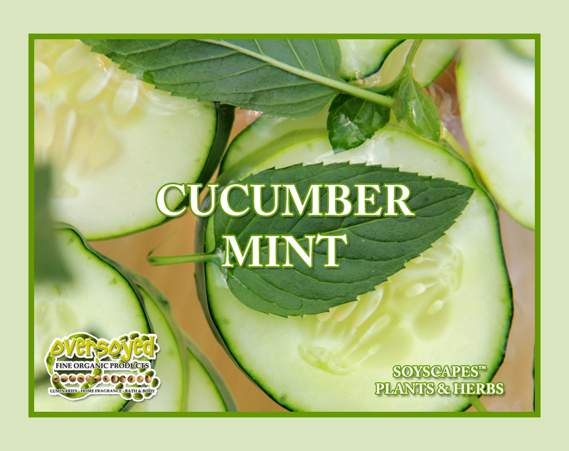 Cucumber Mint Artisan Handcrafted Natural Organic Eau de Parfum Solid Fragrance Balm
