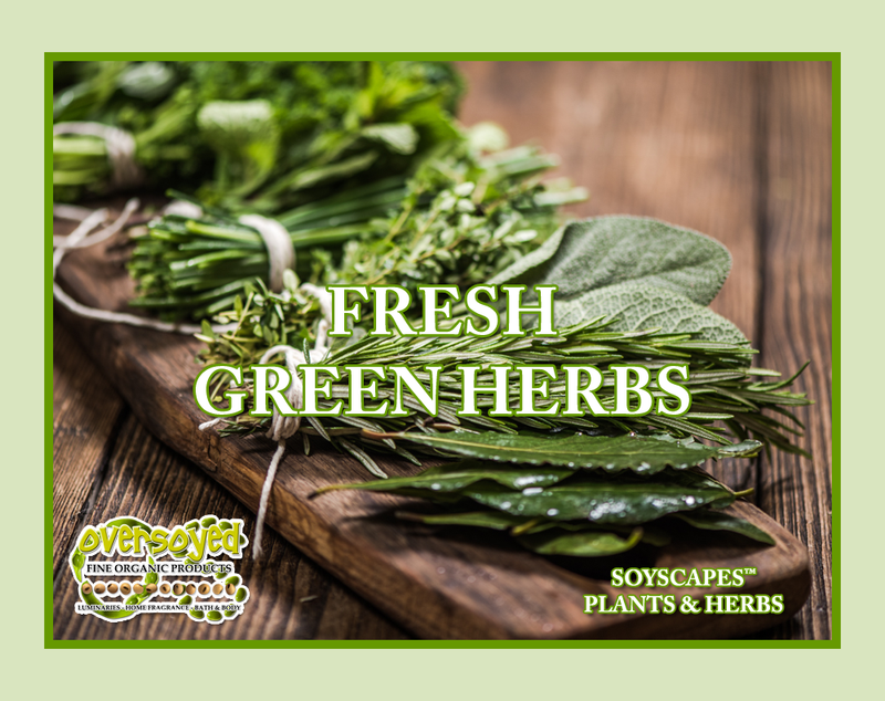 Fresh Green Herbs Artisan Handcrafted European Facial Cleansing Oil