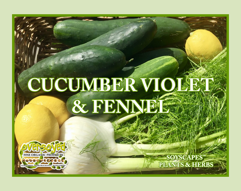 Cucumber, Violet & Fennel Artisan Handcrafted Natural Antiseptic Liquid Hand Soap