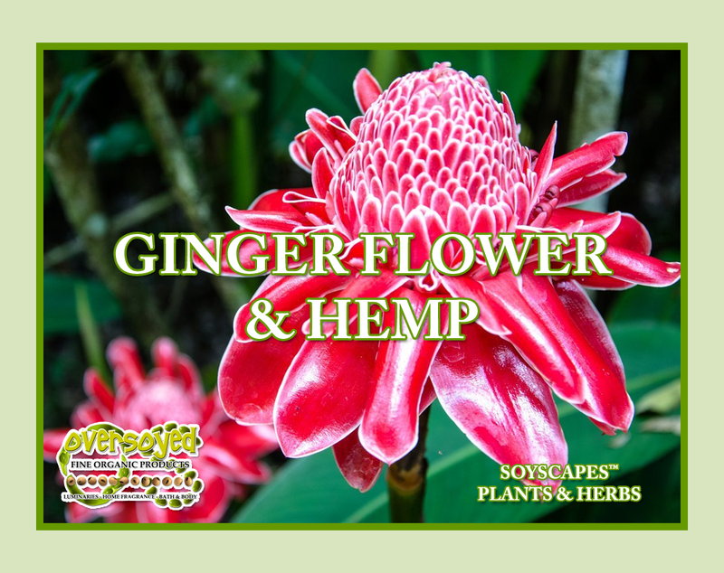 Ginger Flower & Hemp Artisan Handcrafted Spa Relaxation Bath Salt Soak & Shower Effervescent