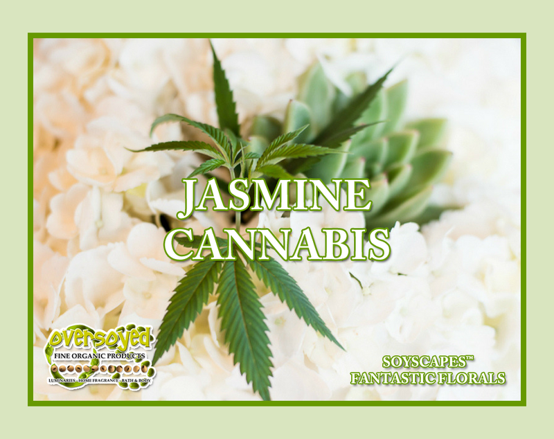 Jasmine Cannabis Artisan Handcrafted Exfoliating Soy Scrub & Facial Cleanser