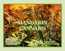 Mandarin Cannabis Artisan Hand Poured Soy Tumbler Candle