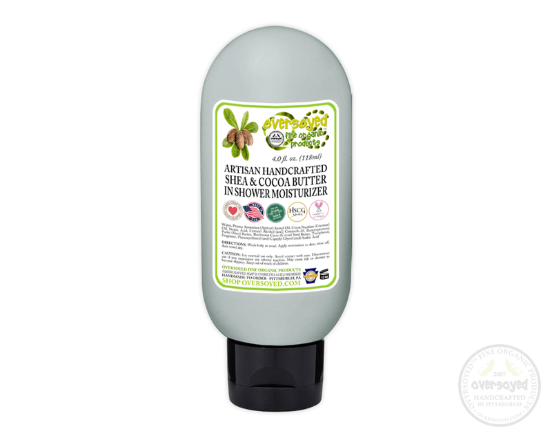 Leafy Eucalyptus & Garden Basil Artisan Handcrafted Shea & Cocoa Butter In Shower Moisturizer