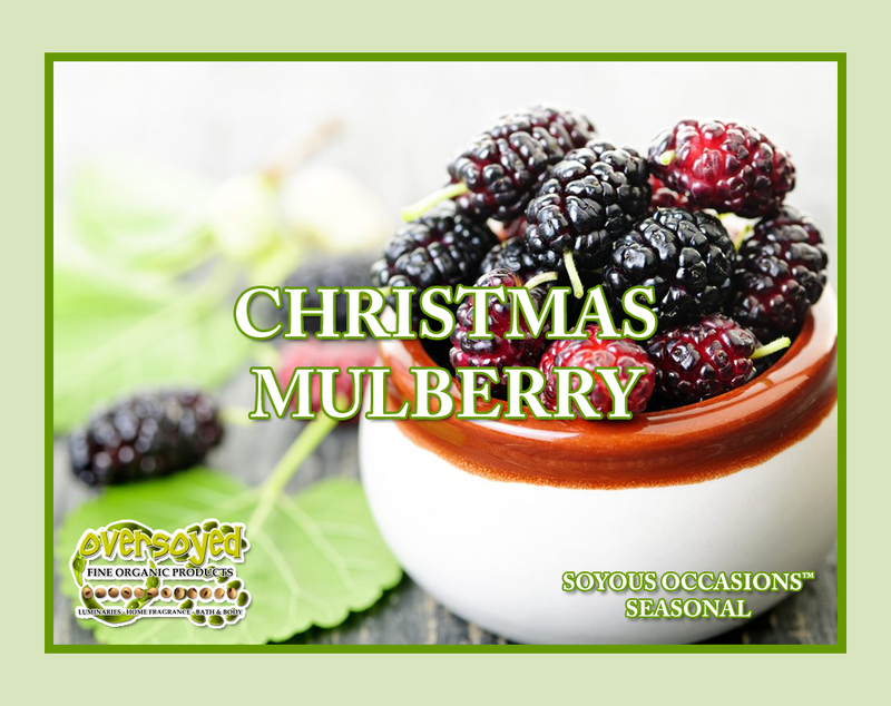 Christmas Mulberry Artisan Handcrafted Spa Relaxation Bath Salt Soak & Shower Effervescent
