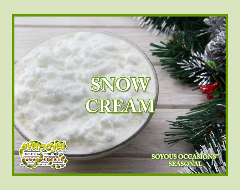 Snow Cream Artisan Handcrafted Triple Butter Beauty Bar Soap