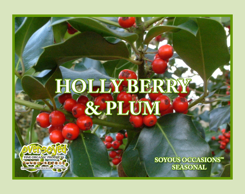 Holly Berry & Plum Artisan Handcrafted Whipped Souffle Body Butter Mousse