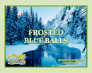 Frosted Blue Balls Artisan Handcrafted Skin Moisturizing Solid Lotion Bar