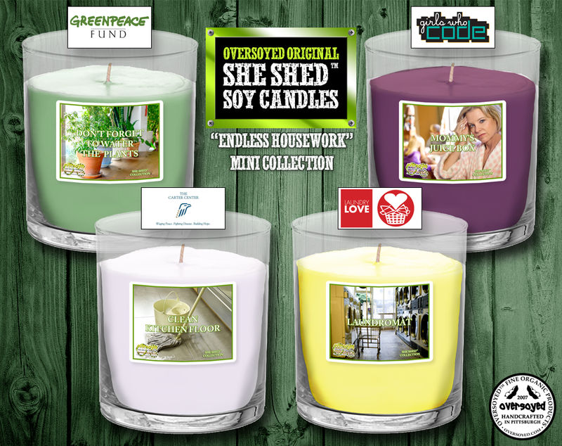 Endless Housework She Shed™ Hand Poured Soy Tumbler Candle Mini Collection