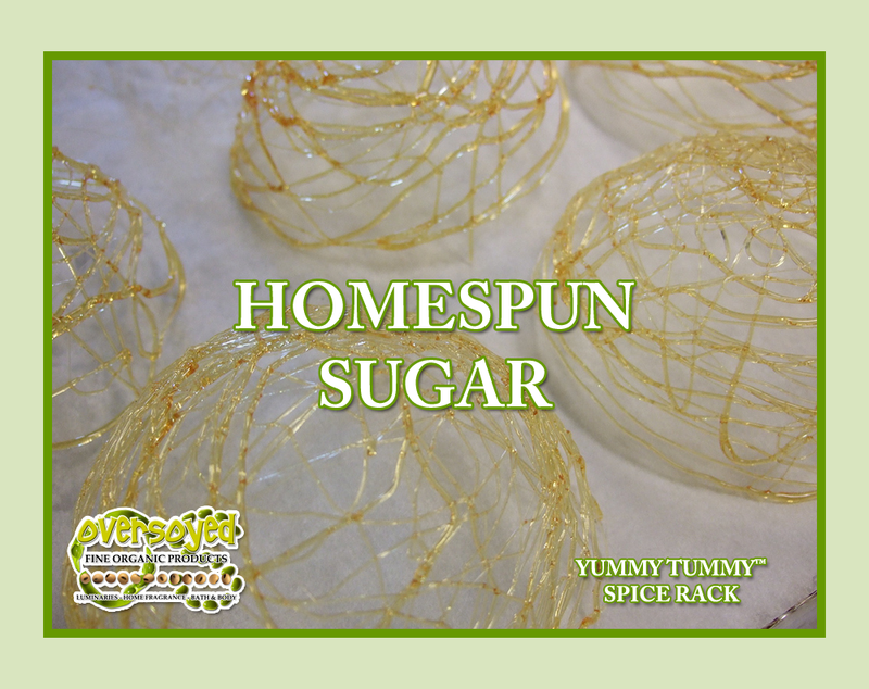 Homespun Sugar Artisan Handcrafted Exfoliating Soy Scrub & Facial Cleanser