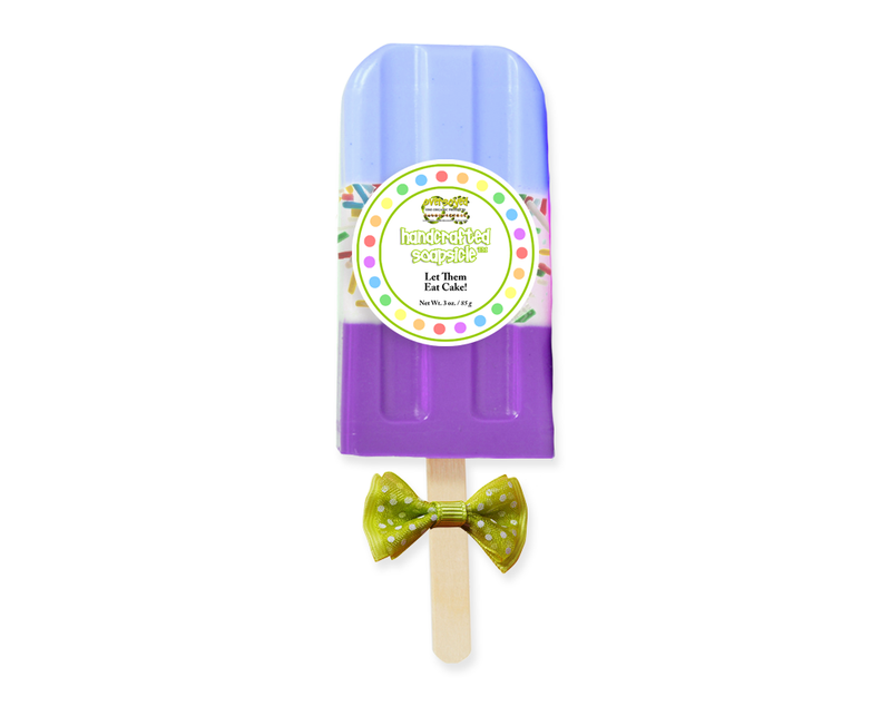 Let Them Eat Cake - Vanilla Cake Scented Soapsicle Popsicle Soap