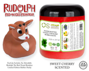 Rudolph The Red-Nosed Reindeer® Limited Edition Gooey Tub Slime™ - Sweet Cherry Scented Bubble Bath - Rudolph Rubber Ducky