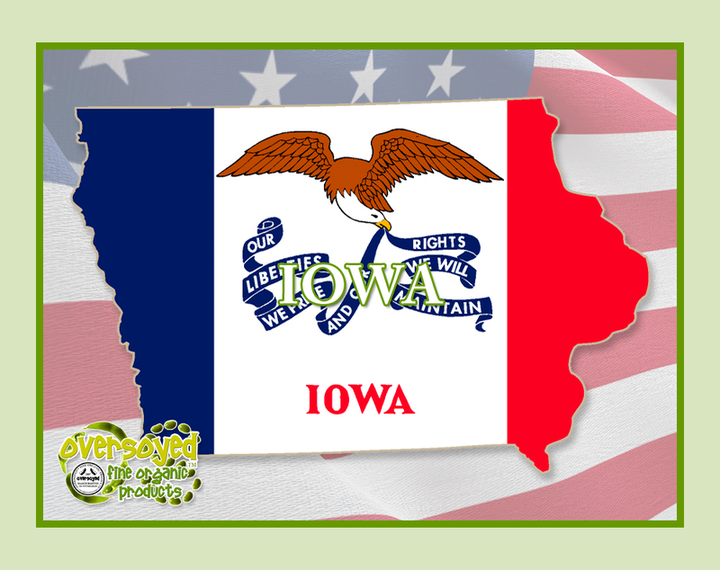 Iowa The Hawkeye State Blend Artisan Handcrafted Natural Deodorant