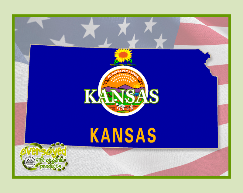 Kansas The Sunflower State Blend Artisan Handcrafted Natural Organic Extrait de Parfum Roll On Body Oil