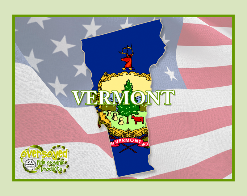 Vermont The Green Mountain State Blend Artisan Handcrafted Natural Organic Eau de Parfum Solid Fragrance Balm