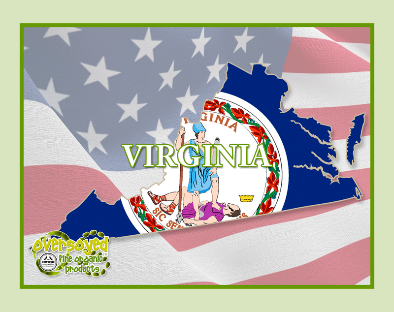 Virginia The Old Dominion State Blend Artisan Handcrafted Spa Relaxation Bath Salt Soak & Shower Effervescent