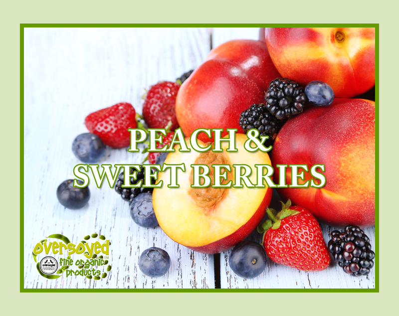 Peach & Sweet Berries Artisan Handcrafted Exfoliating Soy Scrub & Facial Cleanser