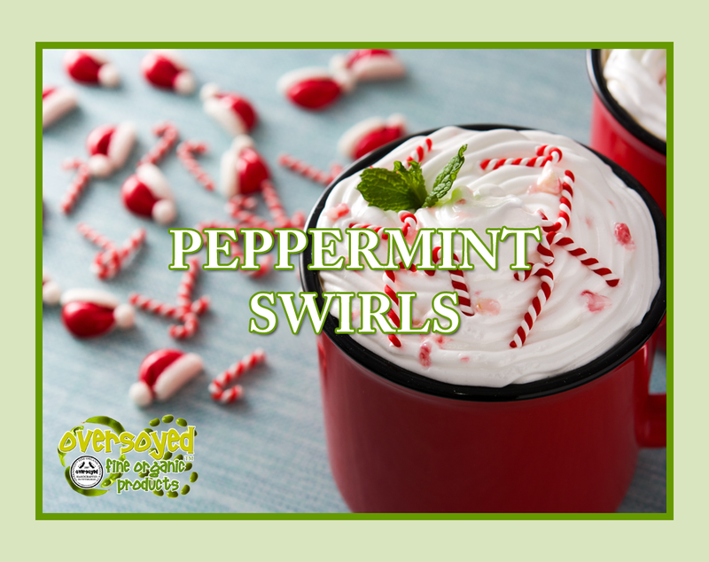 Peppermint Swirls Artisan Handcrafted Skin Moisturizing Solid Lotion Bar