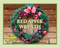 Red Apple Wreath Artisan Handcrafted Whipped Shaving Cream Soap