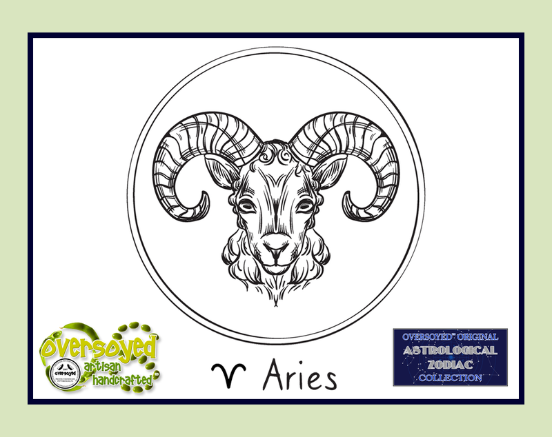Aries Zodiac Astrological Sign Artisan Handcrafted Spa Relaxation Bath Salt Soak & Shower Effervescent