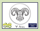 Aries Zodiac Astrological Sign Artisan Handcrafted Silky Skin™ Dusting Powder