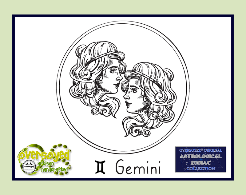 Gemini Zodiac Astrological Sign Artisan Handcrafted Natural Antiseptic Liquid Hand Soap