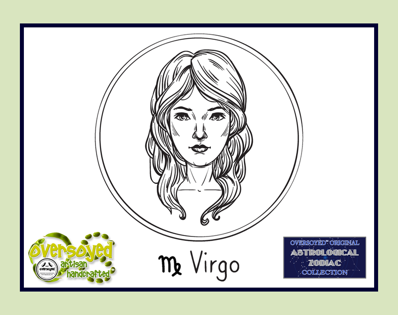 Virgo Zodiac Astrological Sign Fierce Follicles™ Sleek & Fab™ Artisan Handcrafted Hair Shine Serum