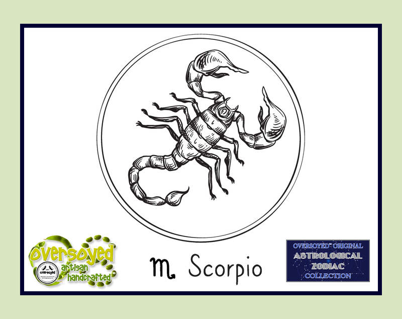 Scorpio Zodiac Astrological Sign Artisan Handcrafted Sugar Scrub & Body Polish