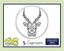 Capricorn Zodiac Astrological Sign Artisan Handcrafted Exfoliating Soy Scrub & Facial Cleanser
