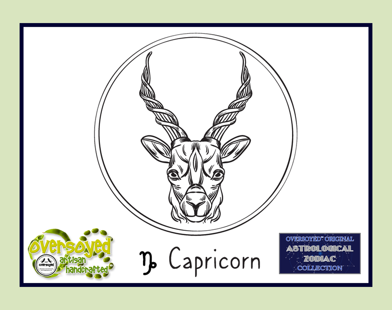 Capricorn Zodiac Astrological Sign Artisan Handcrafted Fragrance Warmer & Diffuser Oil Sample